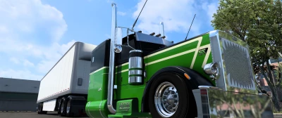 Skin for Pinga truck black and green 1.48