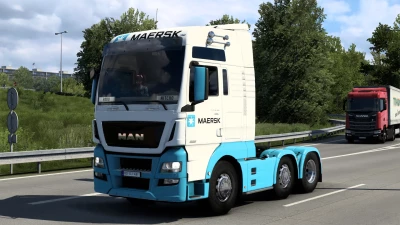 SKIN MAERSK MAN TGX EURO 6 1.0 1.40 1.48