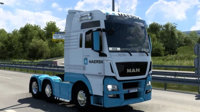 SKIN MAERSK MAN TGX EURO 6 1.0 1.40 1.48