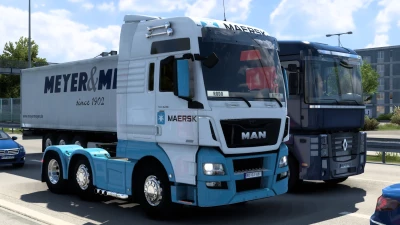 SKIN MAERSK MAN TGX EURO 6 1.0 1.40 1.48