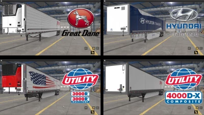 Trailer Pack Hyundai, Great Dane & Utility v1.48