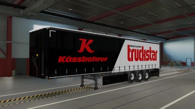 Truckstar Skin For Scs Trailer (Curtain Sider Only) 1.48