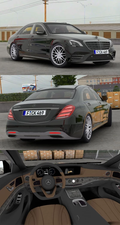 [ATS] Mercedes-Benz W222 S-Class S-400d v4.6 1.48