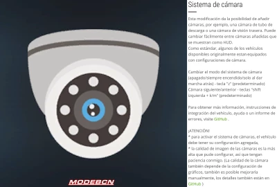 Camera System VERSIÓN EN ESPAÑOL v1.0.0.1