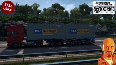 D-TEC FLEXI-TRAILER CONTAINER TRAILER 1.48.x