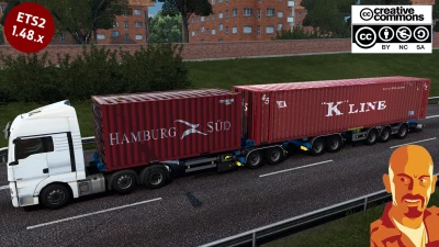 D-TEC FLEXI-TRAILER CONTAINER TRAILER 1.48.x