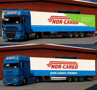 DAF XF105 Nor Cargo Skin 1.48