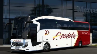 Mercedes Travego 16 SHD Anadolu Ulasim Kaplaması Skin 1.48