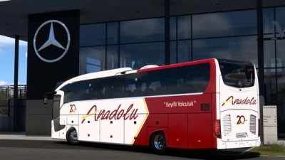 Mercedes Travego 16 SHD Anadolu Ulasim Kaplaması Skin 1.48