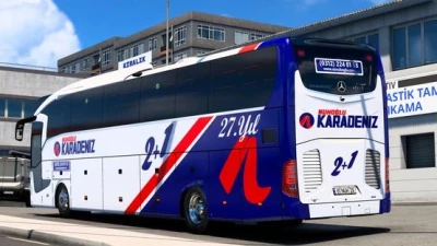 Mercedes Travego 16 SHD Nuh Oglu Karadeniz Kaplaması Skin 1.48