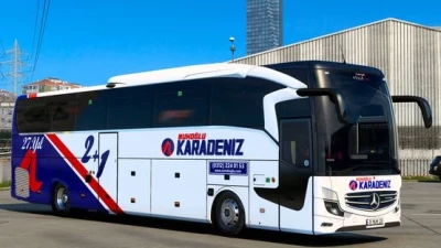 Mercedes Travego 16 SHD Nuh Oglu Karadeniz Kaplaması Skin 1.48