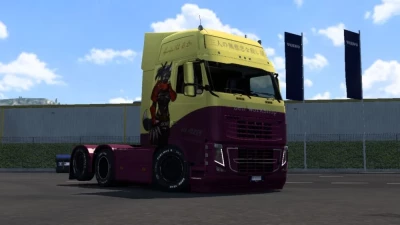 Pendragon Volvo FH9 Ninja Girl Skin By Zen Workshop 1.48