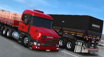 Scania 124G Aranha + LS 3 Eixos Rodofort v2.0