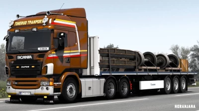 Scania L6 Straight pipe sound 1.48