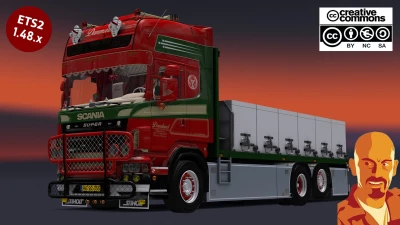 SCANIA R560 DONSLUND + TRAILER 1.48.x