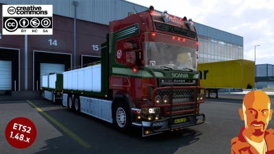 SCANIA R560 DONSLUND + TRAILER 1.48.x