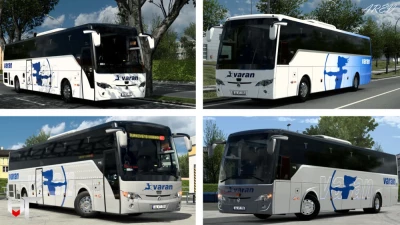 Temsa Safir Plus 2016-2023 Varan Turizm Skin Paket 1.48