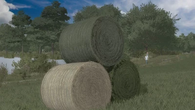 Textures of bales of straw, hay, grass v1.0.0.0