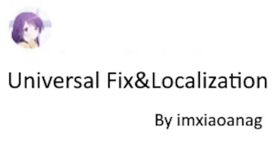 Universal Fix & Localization v2.8