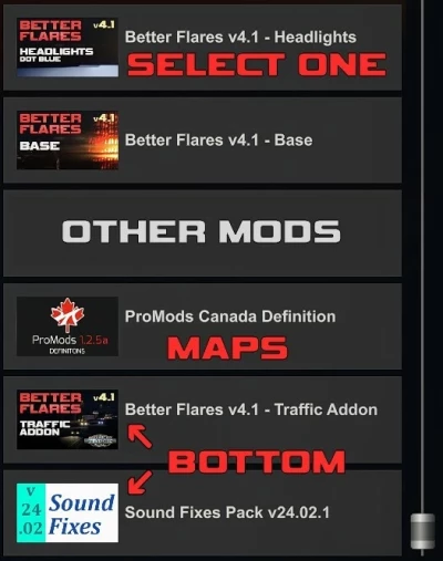 BETTER FLARES V4.1 ATS V1.49