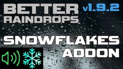 Better Raindrops - Snowflakes Addon v1.9.2 1.49