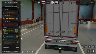 Box Trailer Skull Mudflaps 1.49