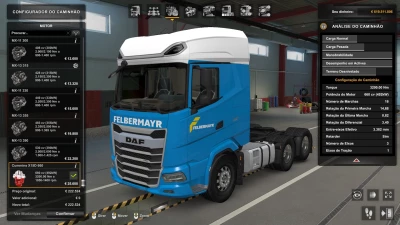 ENGINE DAF 2021 660 HP v1.0