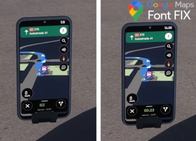 Google Maps Font FIX v1.0
