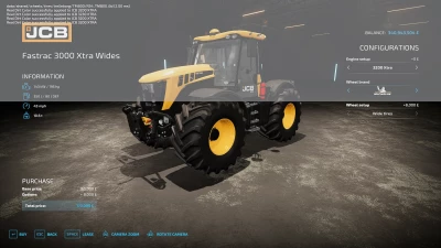 JCB Fastrac 3000 Xtra v1.0.0.0