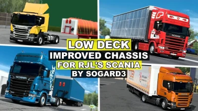 Low Deck Improved Chassis For RJL Scania's By Sogard3 v1.6.1 1.49