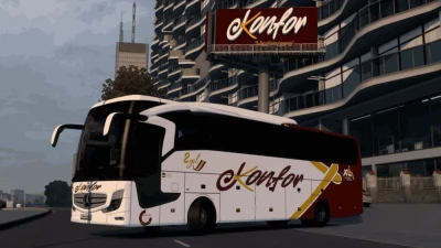 Mercedes Benz Travego 15 SHD Euro 6 Konfor Turizm Kurumsal Skin v2.0