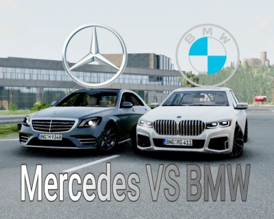 Mercedes VS BMW pack 13 cars V1.0