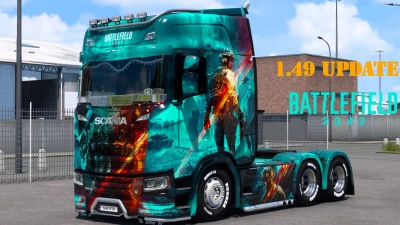 Scania Battlefield 2042 Skin UPDATE 1.49