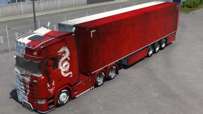 Scania Red White Skin 1.49