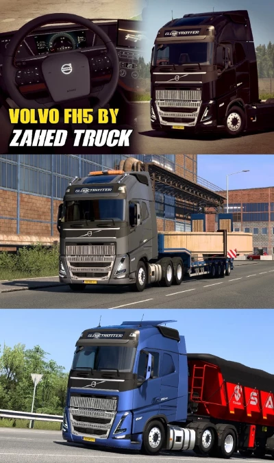 Volvo FH5 by Zahed Truck v2.1.4 1.48 - 1.49