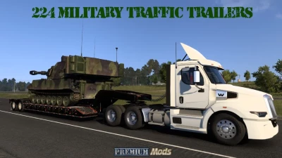 ATS MILITARY Trailer Cargo &amp; Traffic Pack v1.2