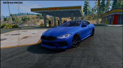 BMW M8 BLUE SPORTS 2025 v1.0 0.32x