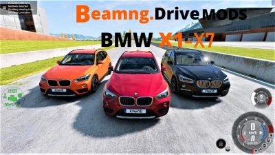 BMW SUV X-Series Pack (X1,X3,X4,X5,X6,X7) BeamNG V1.0