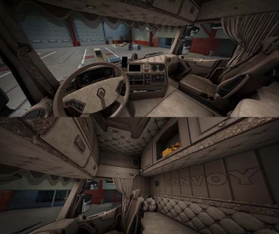 Convoy Interior for Renault Range T Evo by Gloover v1.0