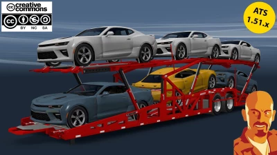 COTTRELL CAR HAULER TRAILER v1.2 ATS 1.51.x