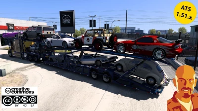 COTTRELL CAR HAULER TRAILER v1.2 ATS 1.51.x