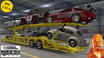 COTTRELL CAR HAULER TRAILER v1.2 ATS 1.51.x