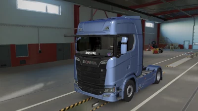 ETS2 Scania Windscreen Decal For All Scania Trucks v1.0