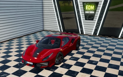 Fs22 Edm Ferrari 488 Pista Spider v1.0.0.0