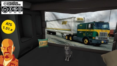 INTERNATIONAL 9800 BUILDERS TRANSPORT + TRAILER v1.1 ATS 1.51.x