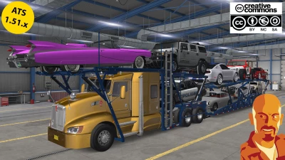 KENWORTH T660 CAR HAULER v1.2 ATS 1.51.x