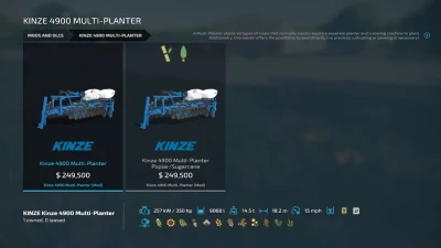 Kinze 4900 Multi-Planter Pack v1.0.0.0