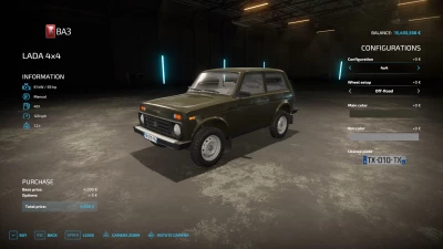 LADA 4x4 / URBAN / BRONTO v1.0.0.0