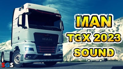 Man TGX 2023 D2676 engine sound v1.1 1.52