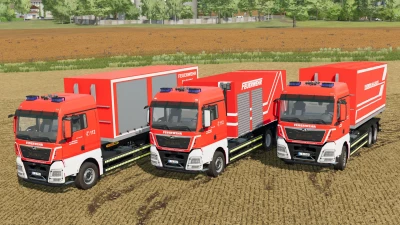 MAN TGX HKL Fire Truck & Containers v1.0.0.0